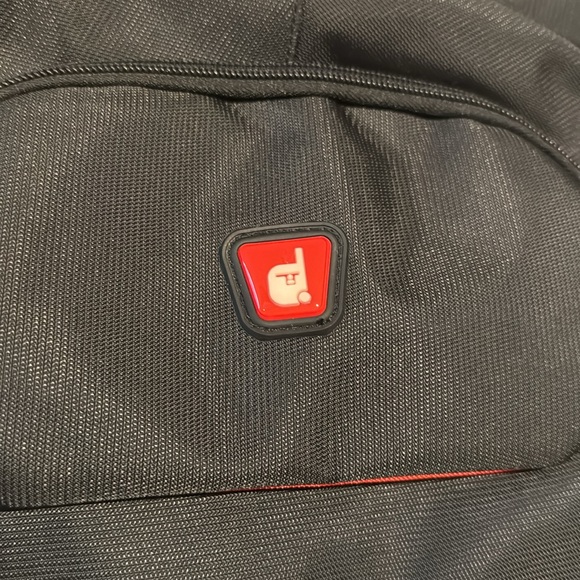 NWOT Black and Red Backpack - Picture 2 of 4